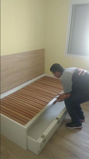 Cama de Solteiro que se Transforma em Cama de Casal e Bicama com Estrado Extra