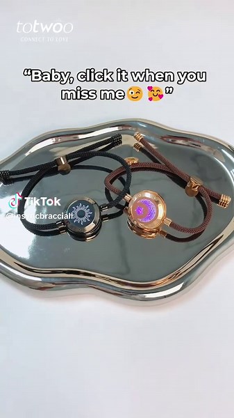 Sun & Moon Touch Bracelets for Couples in Love