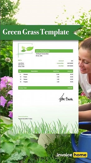 Use our Green Grass template!