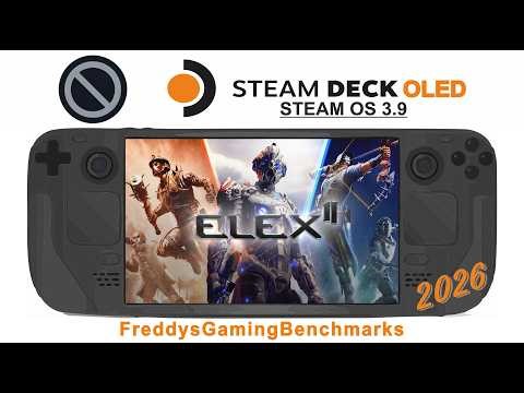 Elex 2 on Steam Deck OLED with Steam OS 3.9