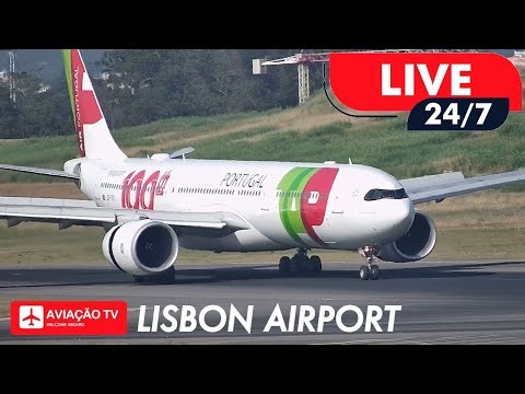 🔴 LIVE 24/7 Lisbon Airport 10.04.2026 • Livestream Plane Spotting • Direto Aeroporto Lisboa