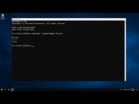 Descargar e instalar nueva versión de Windows PowerShell 7