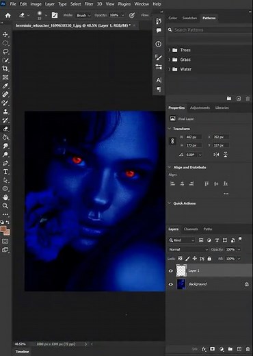Change COLOR in Photoshop Fast and Easy? #photoshop #colorgrading #adobephoto