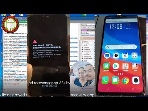 how to fix destroyed or error image boot and recovery oppo A3s by ufi box succes 100%