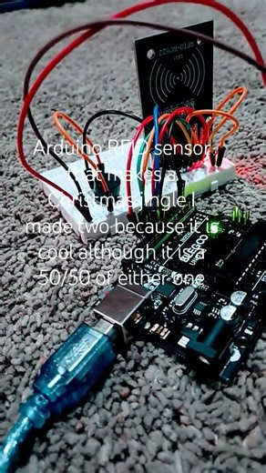 RFID Christmas jingle #arduino #youtubeshorts #arduinoproject #coding