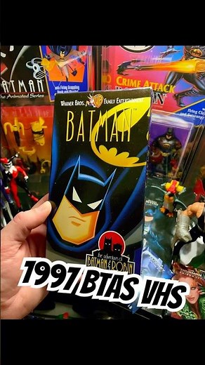 1997 Batman VHS from The Adventures of Batman & Robin VHS episodes release. #batman #vhs #1997