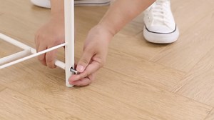 The Fridge Stand Supreme - Drawer Organization - White Frame with Black Drawers