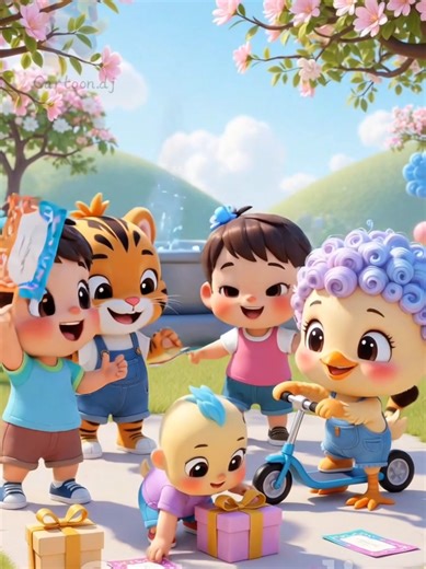Cute cartoons fun video for kids #kids #kidssong #kidscartoon #cartoonvideo #foryou
