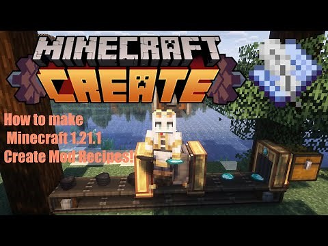 How to make custom recipes for Minecraft Java Create Mod (1.21.1)