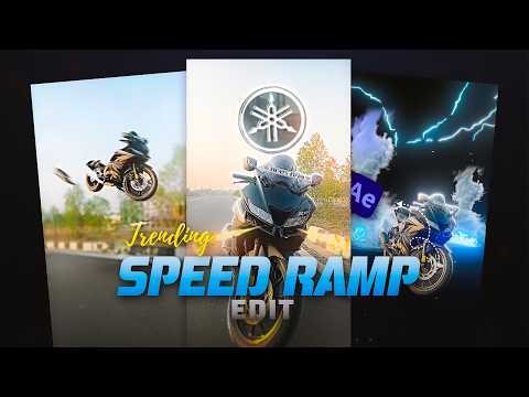 Bike Speed Ramp Edit That Looks INSANE || After Effects 🔥