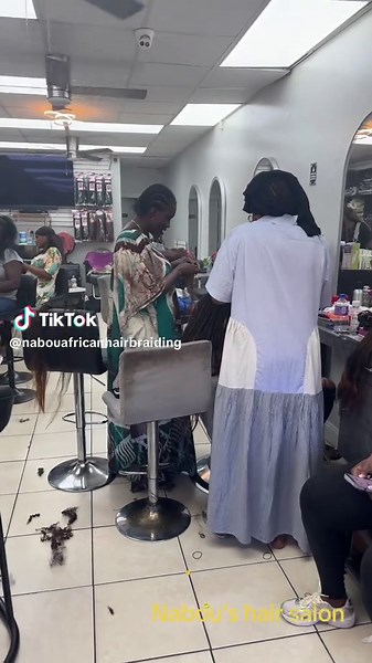 Nabou (@nabouafricanhairbraiding)’s video of African Hair Salon In Quincy Ma