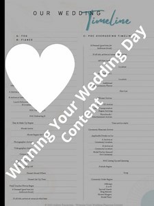 Wedding Timeline Template - Etsy