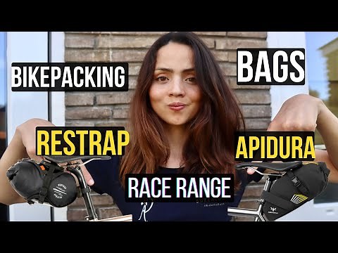 Bikepacking Bags, Restrap & Apidura race series: Saddle, Top tube and Bar bag. Full review