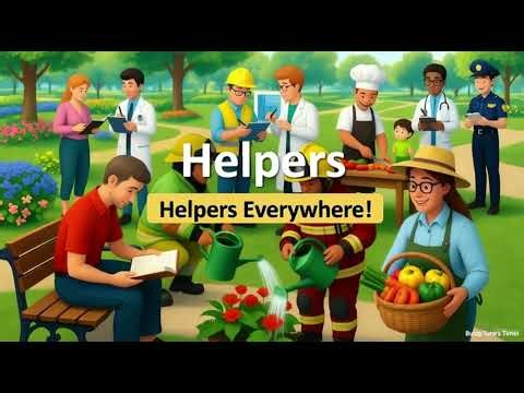 Community Helpers Song | Learn About Helpers for Kids | Buzzy Tune’s Time