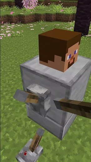 Epic Minecraft Lava Statue! 😱🗿