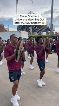 Texas Southern “Ocean of Soul” marching out of the 2026 Labor Day Classic 🌊 #txsu #hbcu