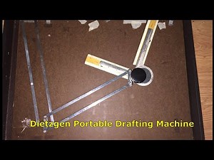 Dietzgen Portable Drafting Machine Rescue and Cleanup