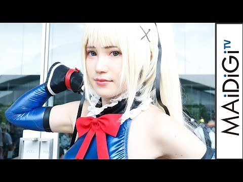 【ゲームショウコスプレ】「DEAD OR ALIVE」マリーローズ こだわりは「テカテカの素材」