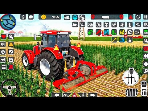 Extreme Tractor Deep Soil Cultivation | Realistic Farming Android Gameplay