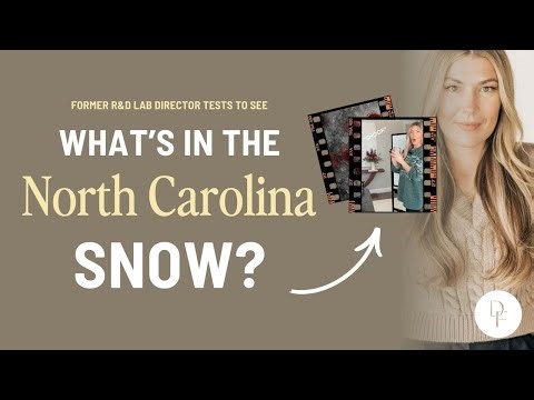 What's in the North Carolina Snow???