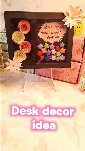 Desk decor idea #deskdecor #decor #decorideas decorideas#ytshorts