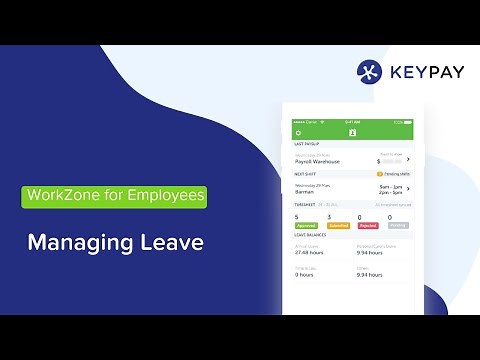 WorkZone for Employees: Managing Leave
