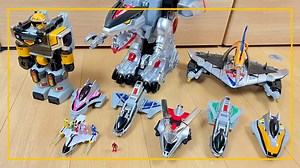 A Futuristic Megazord Battle: Power Rangers TimeForce vs. Time Ranger DX Robot