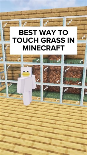 Minecraft: TOUCH GRASS IN MINECRAFT WITH THIS EPIC MOD #minecraft #minecraftbuilding #minecraftbuildingideas #minecraftshorts #minecrafttutorial #minecraftmods