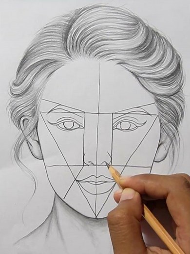 how to draw a face