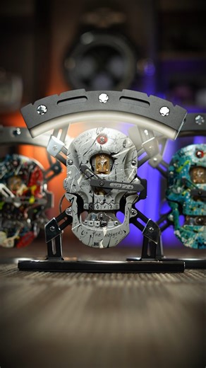 Pedro Costa on Instagram: "One word: WOW! 勞 Our mechanical lamp sculpture has evolved into three unique versions, each with a bold personality shaped by the unmistakable style of @kota | @kotartwork Now comes the hard part… which one’s your favorite? #NewCollab #HandMadeLuxury #WatchCollector #KotaArt #CostaDesign"