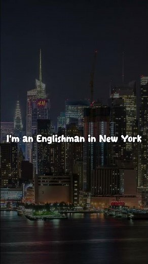 #shorts Sting - Englishman In New York // Lyrics