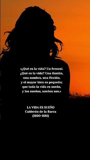 Calderón de la Barca: La vida es sueño #filosofiapractica