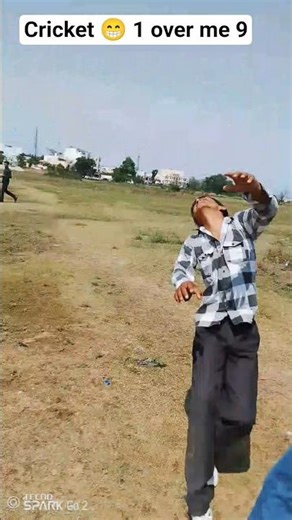 Funny 😁 video training 😆 cricket 1 over me 🤣🤣 9 Run