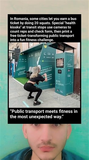 In Romania, You Can Earn a Bus Ticket by Doing 20 Squats 🤯