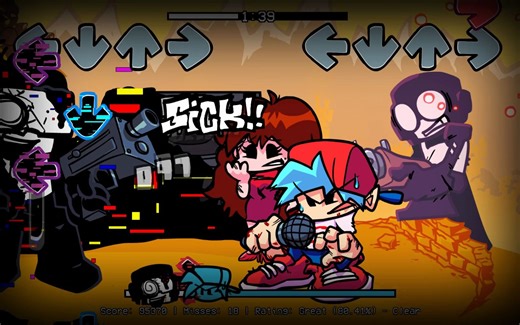 FNF优质MOD VS CORRUPTED NIGHT 错误化坦克兵