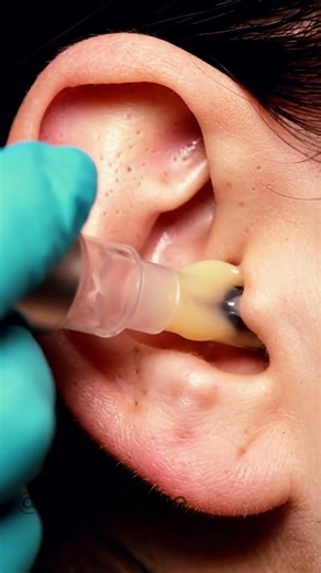 THIS EAR COMEDONE WAS LOADED 🤯 #porecleaning #asmr