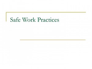 PPT - Safe Work Practices PowerPoint Presentation, free download - ID:4073162