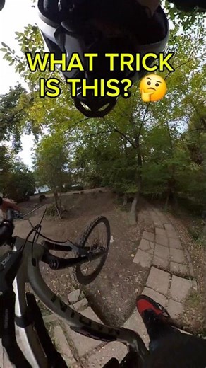 Does this count as a bike trick?😁🤘#mtb #downhill #fyp