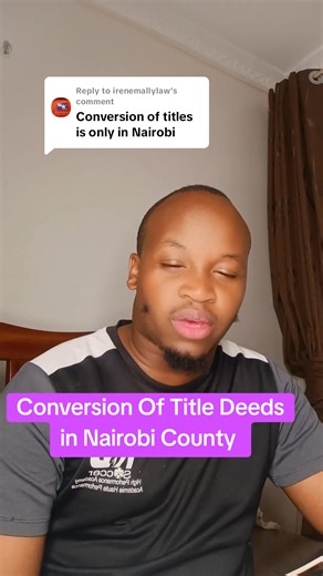 Conversion of Title Deeds In Nairobi County Njogu Surveyor - Land Surveying Civic Class #njogusurveyor | Njogu Surveyor