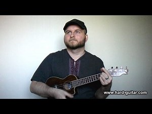 Bob Dylan Blowin In The Wind Ukulele Lesson (how to play tutorial with tabs and chords)