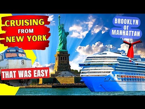 How to Cruise out of New York - It's so Easy - Brooklyn or Manhattan Cruise Terminal Tour