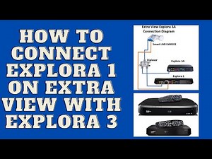 how to connect a dstv decoder explora 1 on extra view with a dstv decoder explora 3 dstv specialist