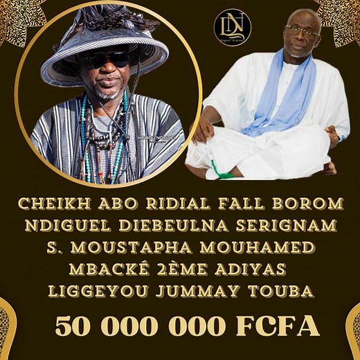 24K views · 1K reactions | SERIGNE MOUSTAPHA NDIAGNE MBACKÉ YALLA NAFI YAG LOLE TÉ ANDAK WEUR AK CHEIKH ABO RIDIAL FALL NDIGUEL BARKÉ CHEIKHOUL KHADIM MBACKÉ | Diop Ndiguel Vision | Facebook