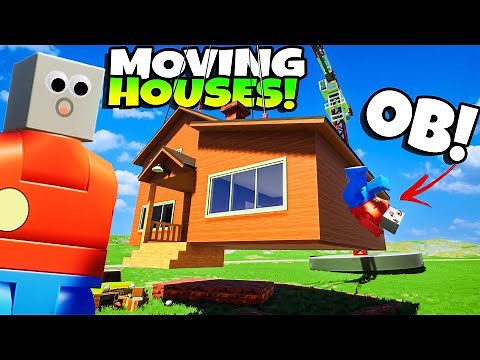 Moving My New Brick Rigs House!
