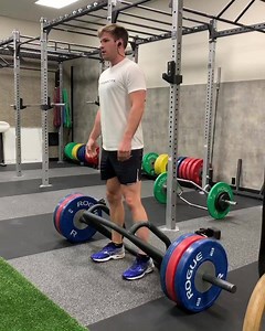 The trap bar deadlift is a great tool, especially when you want to change how a deadlift is loading your body. . Since it allows for more knee bending, you can distribute the work through the hip and leg muscles more evenly, versus a straight bar deadlift, which would focus more on the hamstrings. . Sometimes it’s desirable to make that change depending on other circumstances in your training and what you want to focus on. . Other times it’s better to work on a straight bar deadlift because you 