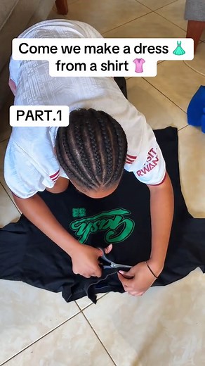 How to Make a Dress from a Shirt - Part One