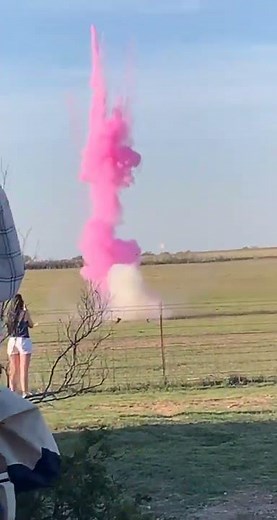 Gender reveal with tannerite 2021