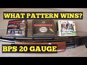 BPS 20 gauge best pattern for turkey hunting?
