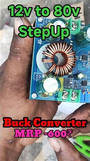 DC-DC Buck Converter Unboxing 🔥😱 #Electronics