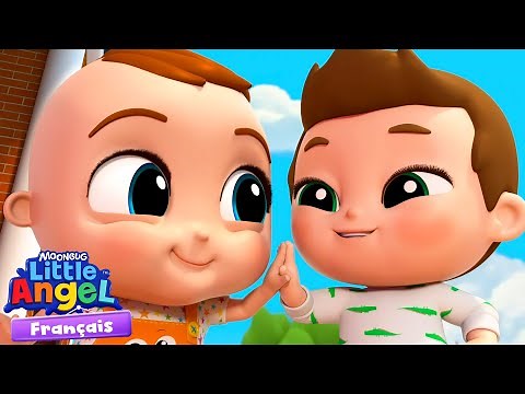 Bébé Louis joue ensemble avec son ami | Comptines avec Bébé Louis | Little Angel Français